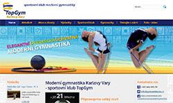 TopGym Karlovy Vary website